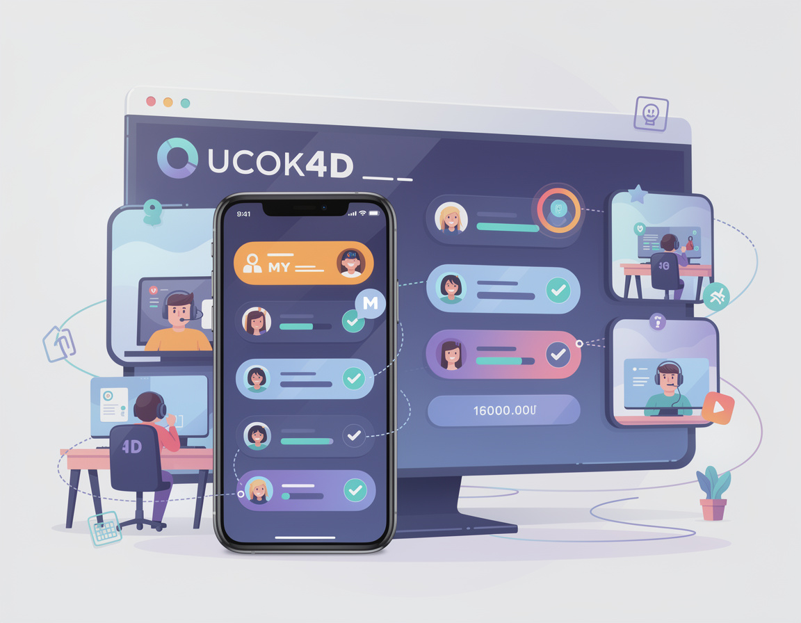 Ilustrasi alur check-in match sebelum room dibuka untuk turnamen game online ucok4d